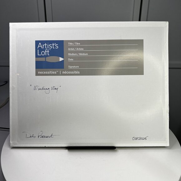 Winding Way Original Acrylic Nature Scene Painting 11" x 14" Unframed - Picture 5 of 6